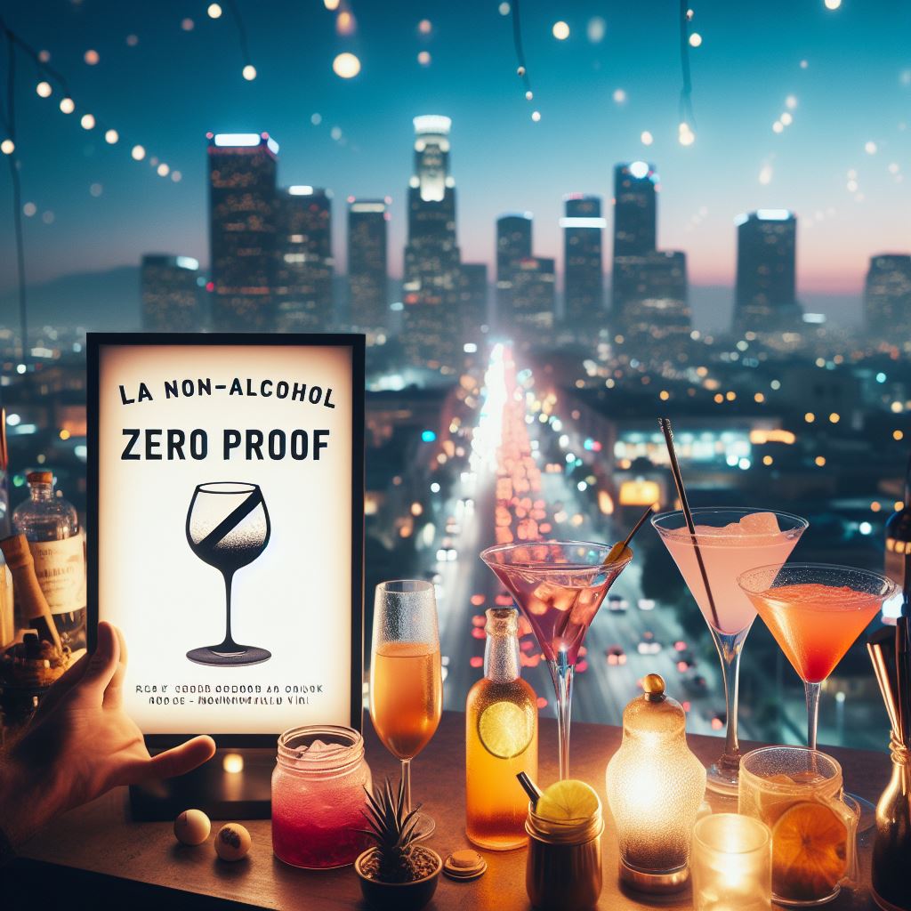 LA Non-Alcohol Zero Proof bar and drink list